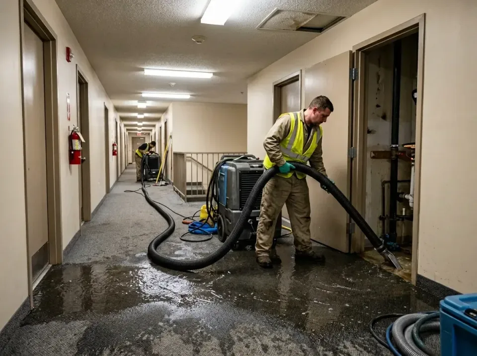 multi-unit-apartment-hallway-f-005 — frequently asked questions, Emergency Burst Pipe Water Extraction & Removal in Yuba Cit…